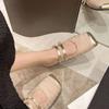 Fashion Woman Flats Splicing Evening Black Mary Jane Breathable On Promotion Lastest Quick Delivery Slip 2025 Summer 39 Shoes for Women