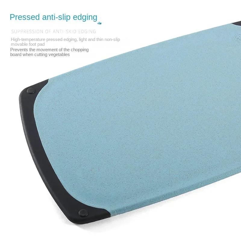 Kitchen Tools FDA Wheat Straw Plastic Cutting Board Three-piece Cutting Board for Cutting Vegetables, Fruits and Meat