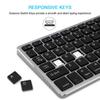 Russland/Spanien Schlanke Drahtlose Bluetooth-Tastatur für Tablet Laptop Smartphone iPad Wiederaufladbare Drahtlose Tastatur mit Ziffernschlüssel