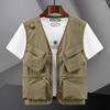 Quick-Dry Multi-Pocket Outdoor Vest for Photography, Fishing, and Mountaineering