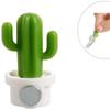 6Piece 3D Potted Cactus Magnets Resins Green Succulents Plant Memo Holders For Refrigerator And Whiteboards Decoration