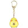 Kotori key holder Okame Yellow character strap goods charm clip accessory cute acrylic gift.