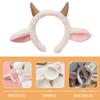 [OATIPHO] 2-Piece Claw Headband, Goat Horn Headband, Sheep Ear Cosplay Prop, Plush Sheep Headband, Party Sheep Ear Hair Decoration, Role-Playing