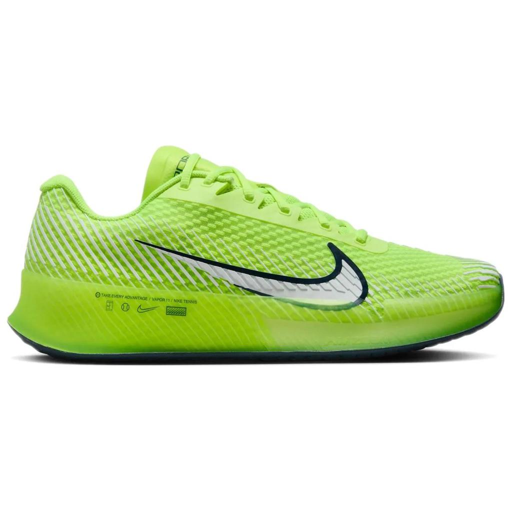 Nike Air Zoom Vapor 11 Cushioning, Wear Resistant Low top Tennis Shoes Men's Green White Sneakers casual DR6966-700