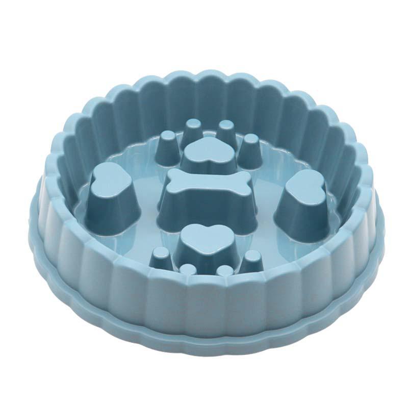 High-capacity Spill-proof Slow Feeder Bowl for Pets Anti-choking Easy To Clean Safe Plastic Dog Bowl Pet Food Storage Container