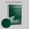 Wall Mount Lockable Mailbox Letterbox Decorative Premium, Large Capacity, Mail Letter Box Modern for