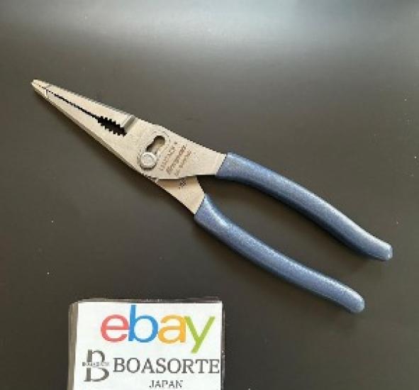 

NEW Snap On 9 Long Nose Pliers 3 Slip Joint Talon Grip 57% Power Blue