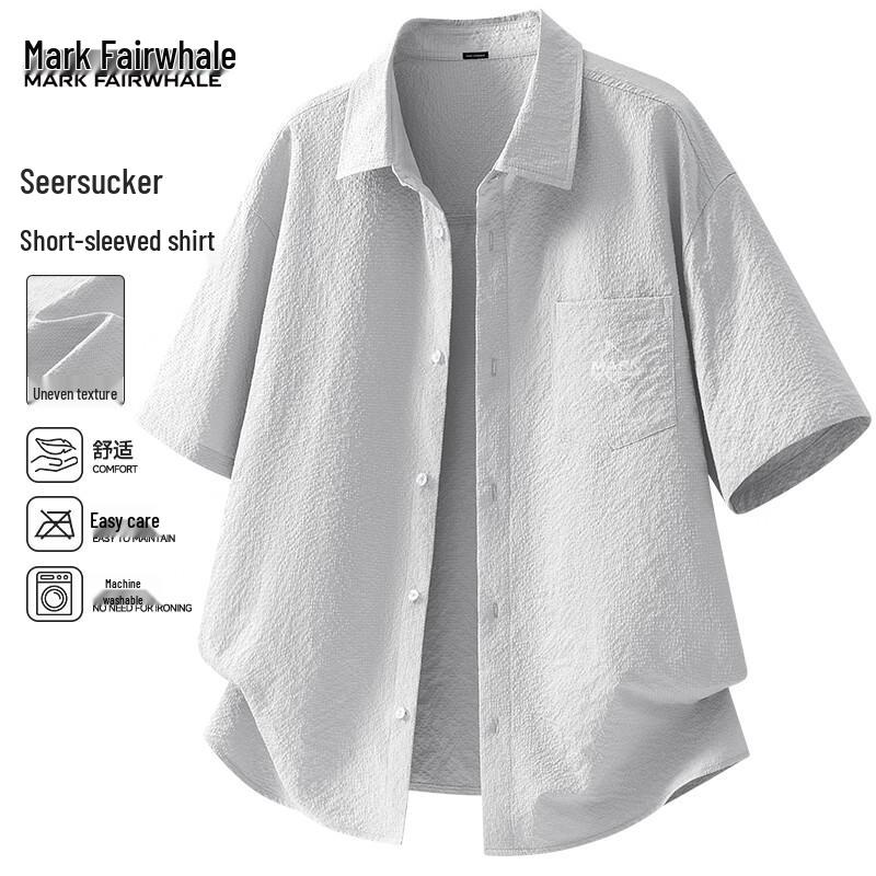 Mark Fairwhale Men s Three-Proof Short-Sleeve Polo Shirt L