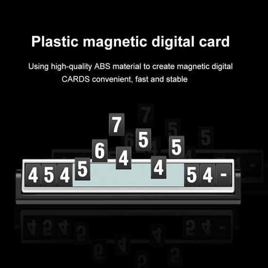 Cartelă de parcare cu oprire temporară a mașinii triunghiulare Placă luminoasă de afișare a numărului de telefon