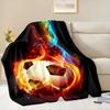 3D New Arrive Football Sports Theme Flannel Blanket for Bed Bedroom Sofa Picnic,Throw Blanket for Cover Outdoor Leisure Trip Nap