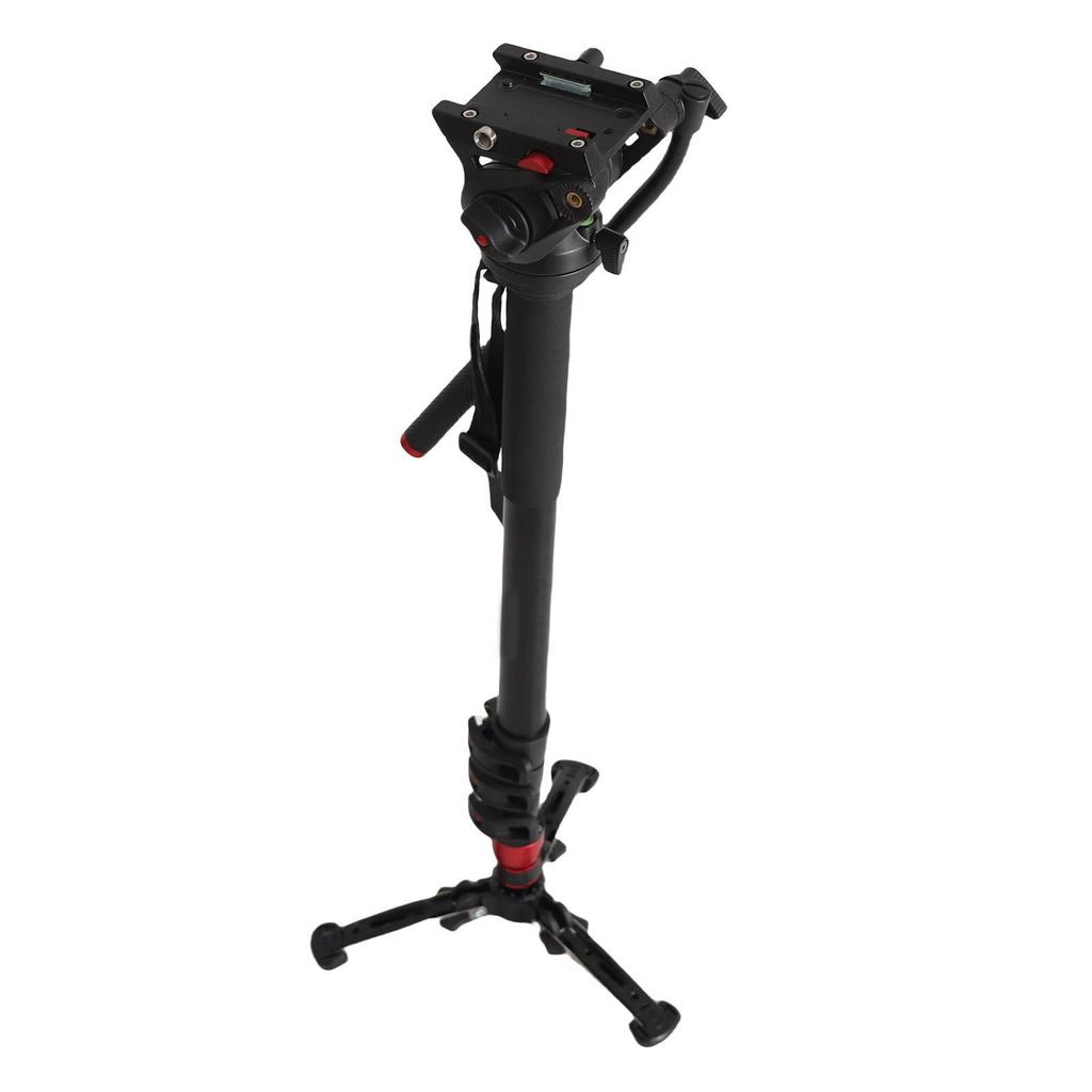 MTT705III AL Portable Photography Aluminium Alloy Hydraulic Ballhead Unipod Monopod for DSLR Camera