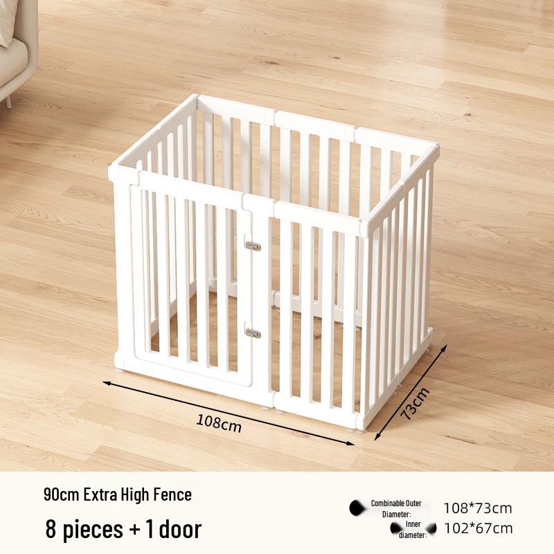Super High 90cm Pet Fence with Large Buckle for Medium to Large Dogs - Resin Dog Cage Fence for Home Use
