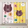 Children's Room High Shading Curtain Boys and Girls Room Bedroom Cartoon Curtain 2023 New Punch Cartoon Pattern Curtain 2 Pieces