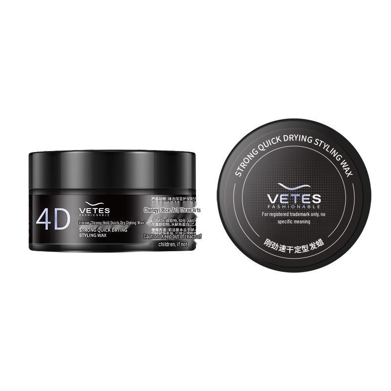 Vitess Fresh Scent Men's Hair Wax - Long-Lasting Hold Clay Pomade for Natural, Fluffy Styling