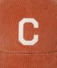 COVERNAT Corduroy C Logo Ball Cap Orange