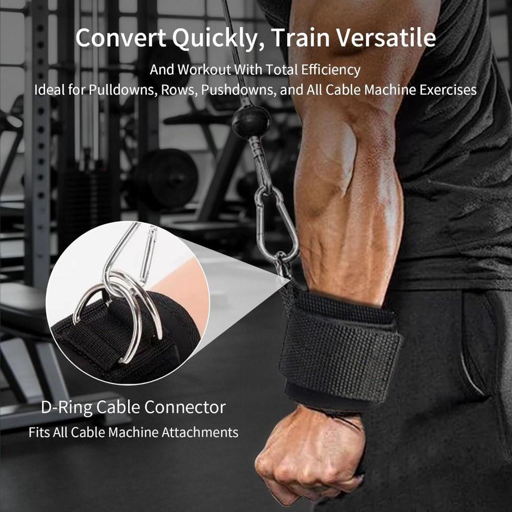 1pair Heavy Duty Weight Lifting Straps Enhanced Grip Training Straps Portable Lifting Hooks Workout