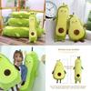 Long Plush Avocado Pillow Perfect Christmas Gift For Girls Boys