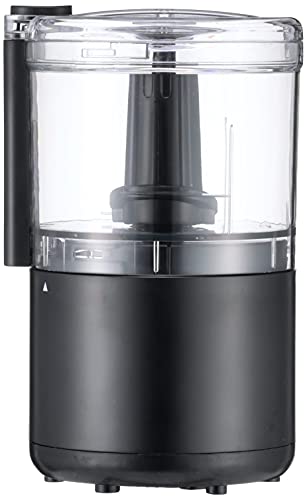 YAMAZEN YFD-400(B) Food Processor, Mini Chopper, Vertical, Black