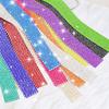 10pcs Rhinestone Ribbons Roll Diamond Sparkling Banding Party Gift Decoration DIY Crafts Self-Adhesive Rhinestone Sticker