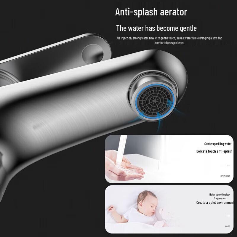 304 Stainless Steel Single Cold Basin Faucet