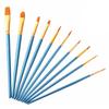 10Pcs Watercolor Gouache Painting Brushes Soft Nylon Hair Pens Art Supplies