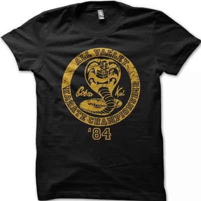 Cobra Kai Karate Vintage 1984 Tüm Vadi Tişört