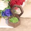 Wooden Jewelry Box Retro Lover Ring Display Box High-quality Ring Storage Box  Engagement
