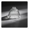Glass Lampshade Ruffled Edge Replacement Shade DIY Friendly for Dining