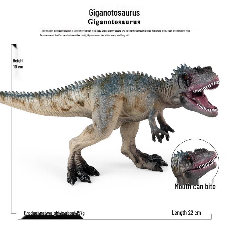 Kids Cognitive Simulation Tyrannosaurus Rex and White Bear Dinosaur Model Toy Ornament