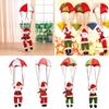 Santa Claus Snowman in Parachute Christmas Tree Hanging Ornament Xmas Decoration