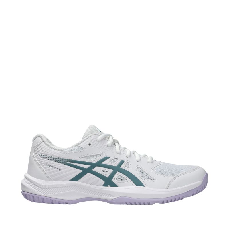 ASICS Upcourt 6 sneakers breathable mesh White/Foggy Teal