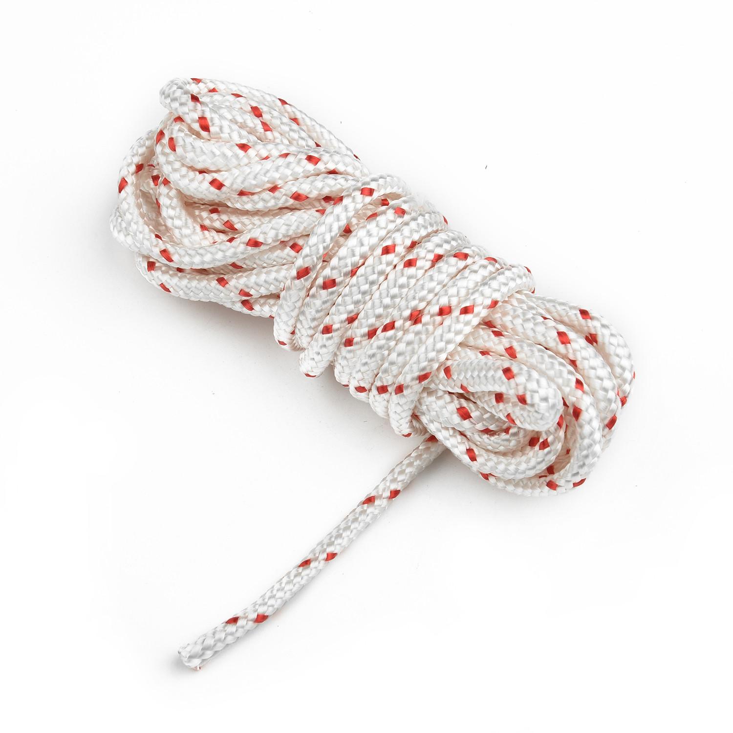 

4.5mm x 4m nylon starter rope for Honda lawn mower and chainsaw with sealed coating for dirt resistance and durability CHINA