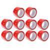 10Pcs Hazard Warning Safety Stripe Red White PE Caution Tape Retractable Isolation Construction