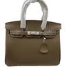 Womens Genuine Leather Tote Bag - Crossbody Structured Fashionable Daily Use Medium Size Lock
