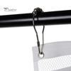 Shower Caddy with Pockets Bathroom Hanging Bag Large Capacity See-through Hooks Great Load Bearing Quick Dry Mesh Shampoo Body Wash Organizer Storage