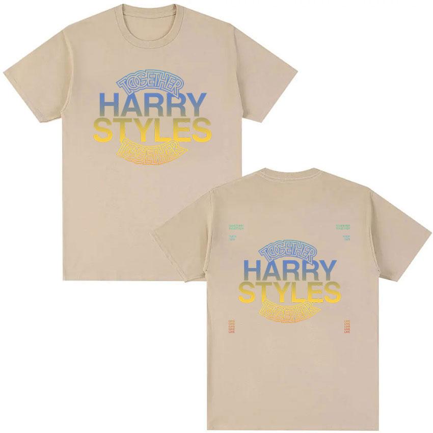 Harry Styles 2026 Together Tour Shirt Summer Fan Supplies Men Women Luxury Fashion Retro Harajuku Oversized Tshirt Cotton