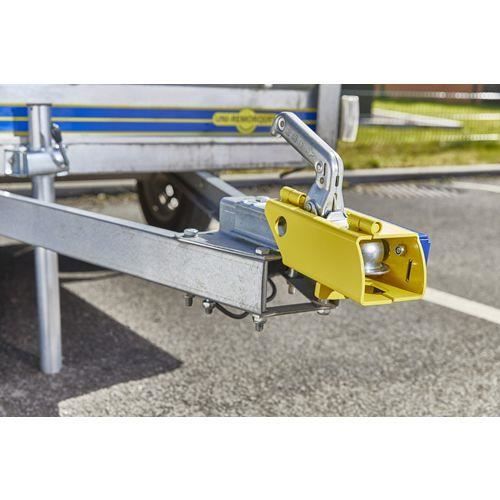 MOTTEZ Antivol de remorque avec cadenas caréné