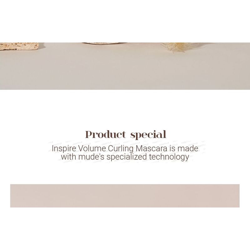 mude - Inspire Volume Curling Mascara - 2 Colors