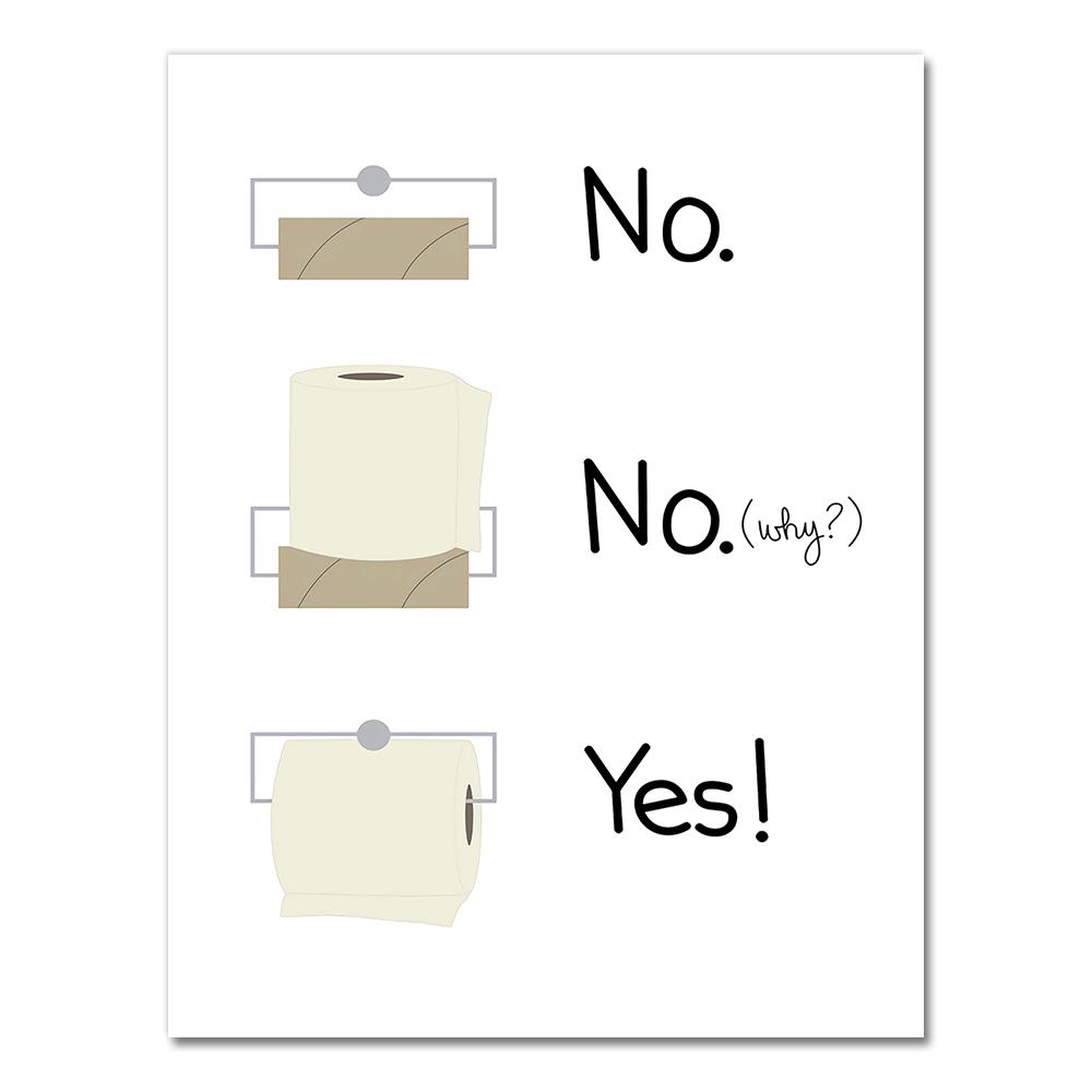 Toilet Paper Funny Shit Quote Karma Nordic Wall Art Canvas Painting Posters And Prints Wall Pictures For Bathroom Washroom Decor