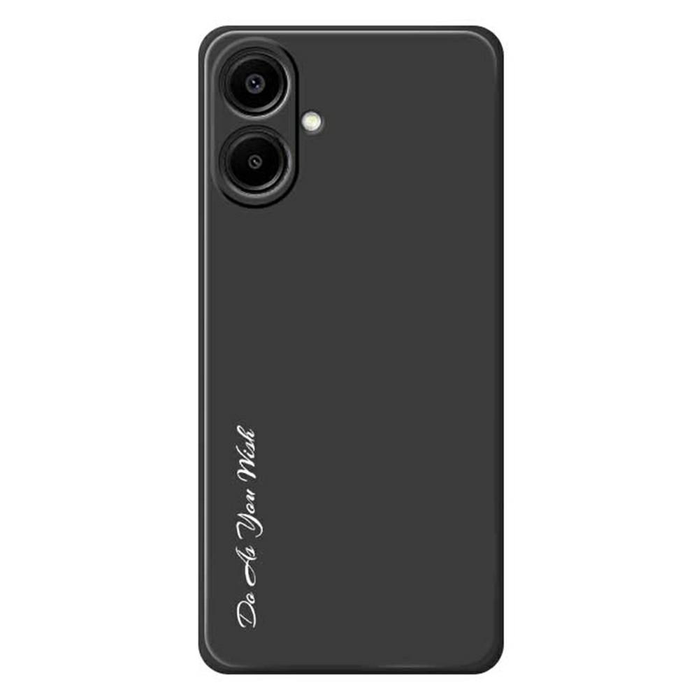 

DO AS YOU WISH For Samsung Galaxy A07 4G Case Straight Edge TPU Phone Back Cover Precise Cutouts