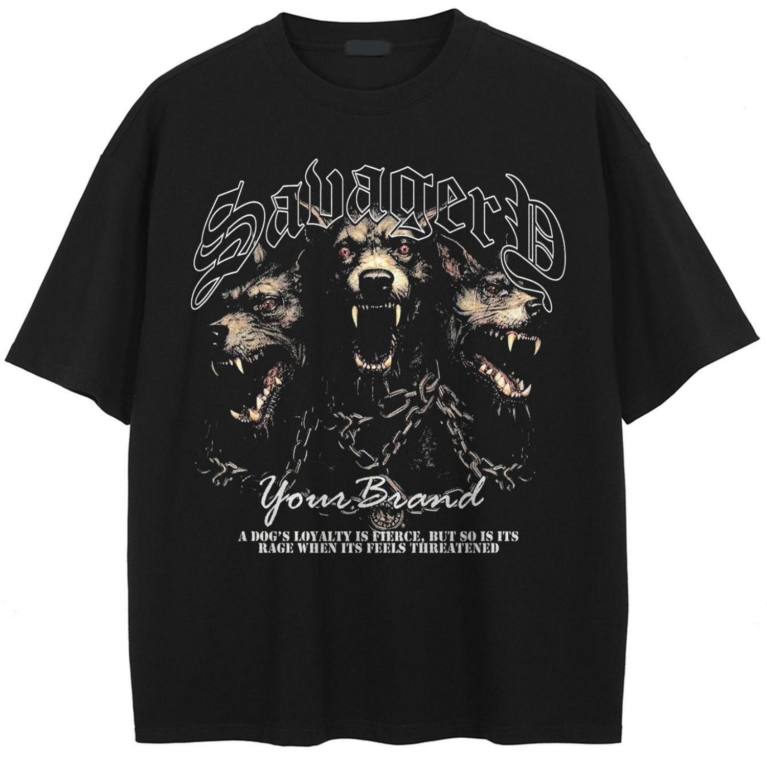 

Streetwear Hellhound Graphic T-Shirt Cotton Tshirt Unisex Tops Tees Summer Short Sleeves T Shirt XXXXXL чорний