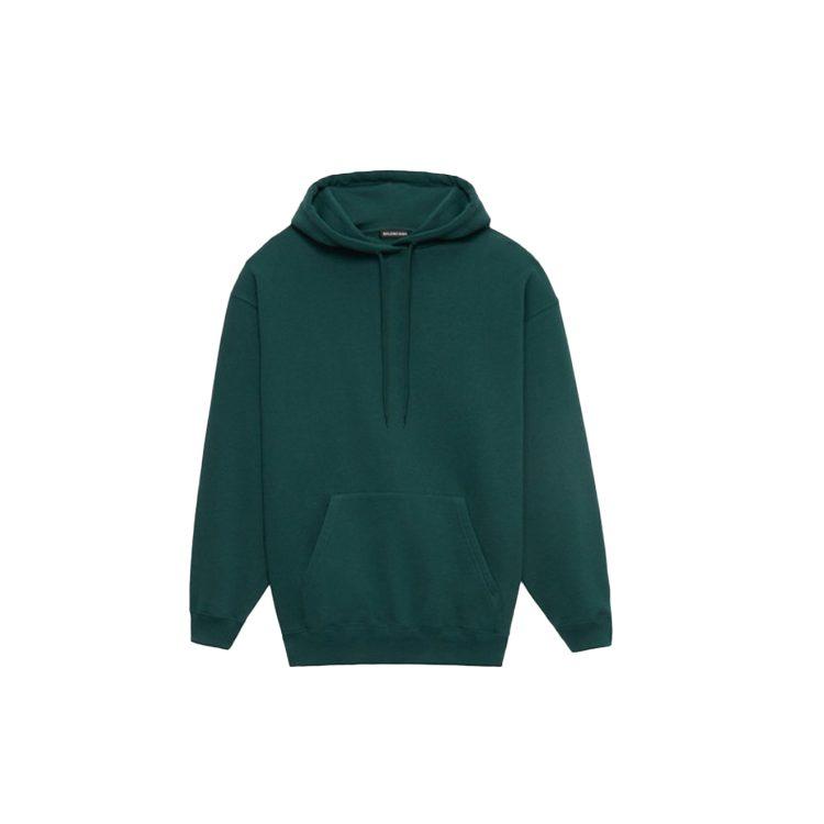 Balenciaga Logo Print Hoodie Green/White 570798THV793230
