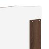 Headboard in Brown Oak Look Made of Wood Based Material