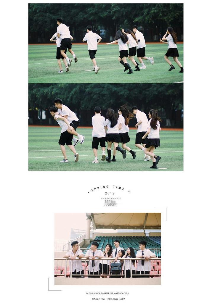 Taiwan JK School Uniform Set: White Shirt & Accordion Pleat Skirt, College Style for Summer Graduation