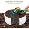 2Pcs 3X3X1.5 Ft Round Galvanized Raised Garden Bed Kit Outdoor Planter Garden Bed Metal Raised Box for Fruits Vegetables and He