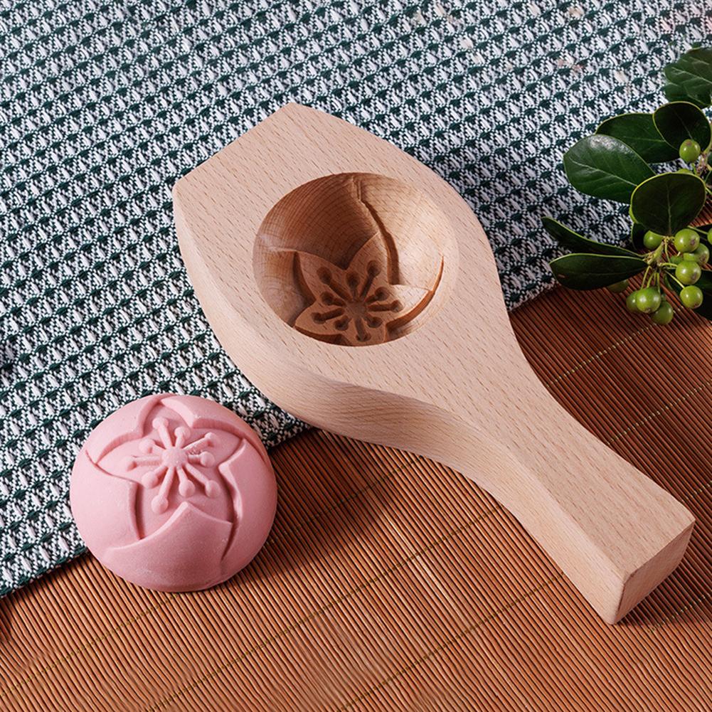 DIY Steamed Bun Mold Wooden Traditional Moon Cake Mould Multipurpose Bun Making Tool Mung Bean Cake Baking Mold For Pancakes Pie