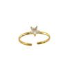 2026 Zircon Open Ring, Women's Versatile Design Sense Light Luxury Ring
