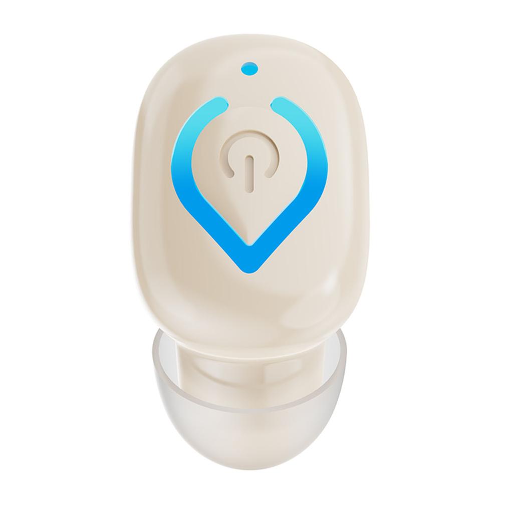 BT 6.1 Wireless Mini Single Earbud With Mic Noise Canceling Earphones Handsfree Single Headset for Smart Phones PC TV Audiobook