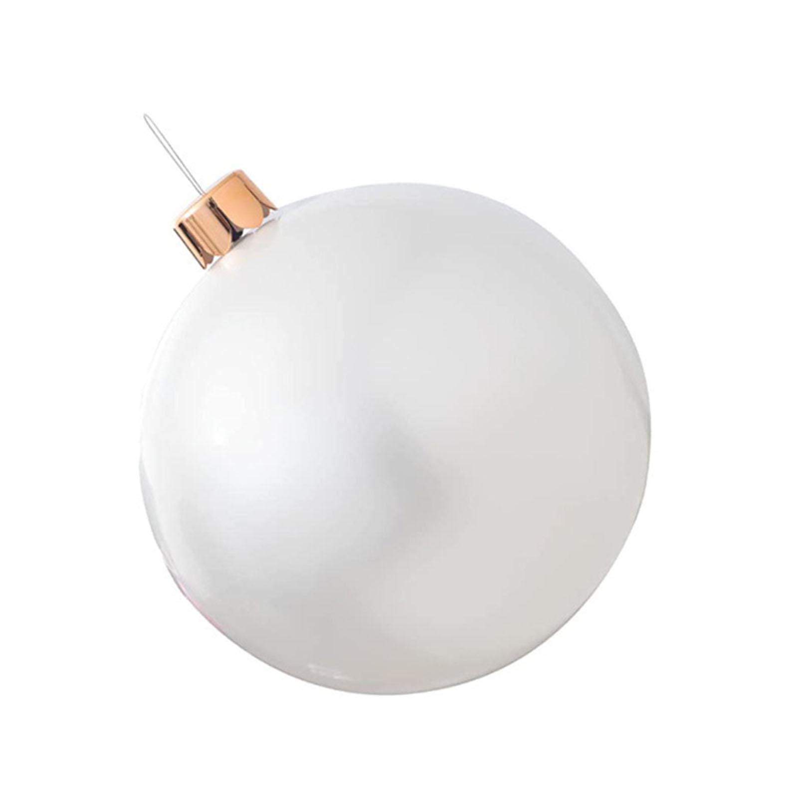 

Oversized Inflatable Christmas Ball Decoration These Bright, Ornaments Are Ready To Make A BIG Holiday Statement One Size белый