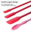 Mini Silicone Spatula Thin Jar Bottle Silicone Scraper Gadget Face Mask Brush Flexible Silicone Scraper Kitchen Utensils Bpa Free